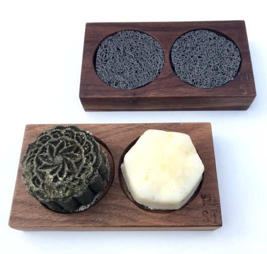 Porte savon double
